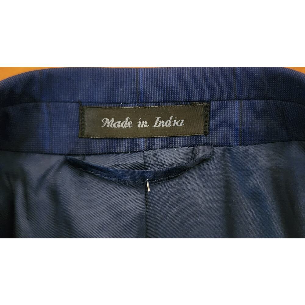 Ralph Lauren Mens UltraFlex Classic Fit Suit Jacket Blazer Navy Blue 46L NWTs - Picture 9 of 10